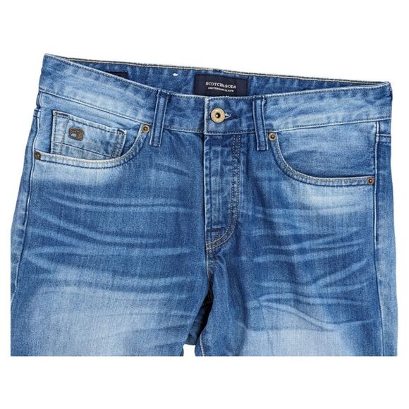 Scotch & Soda Amsterdam Ralson Harpoon Jeans Blue Wash Slim Fit Men's Size 29x32 - Picture 3 of 12